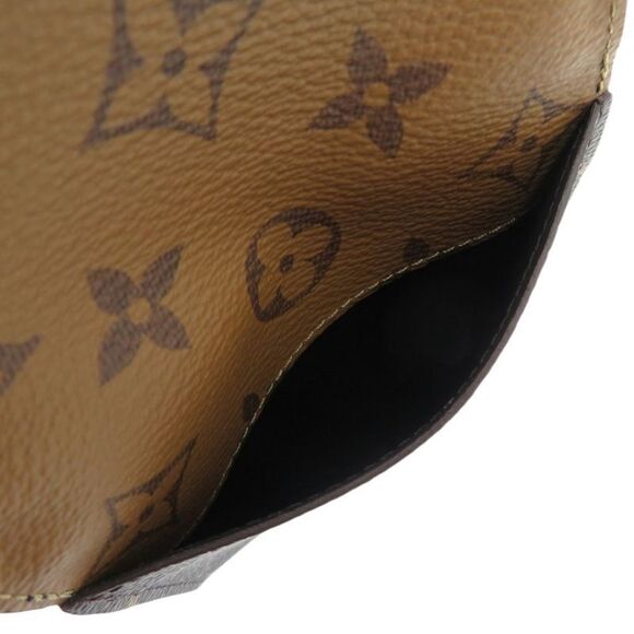 Louis Vuitton Portomone Rosalie Monogram Reverse M82333 Canvas Brown Coin Case - Picture 9 of 10